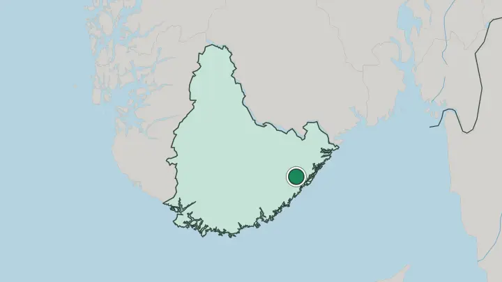 Map of Blakstad in Norway