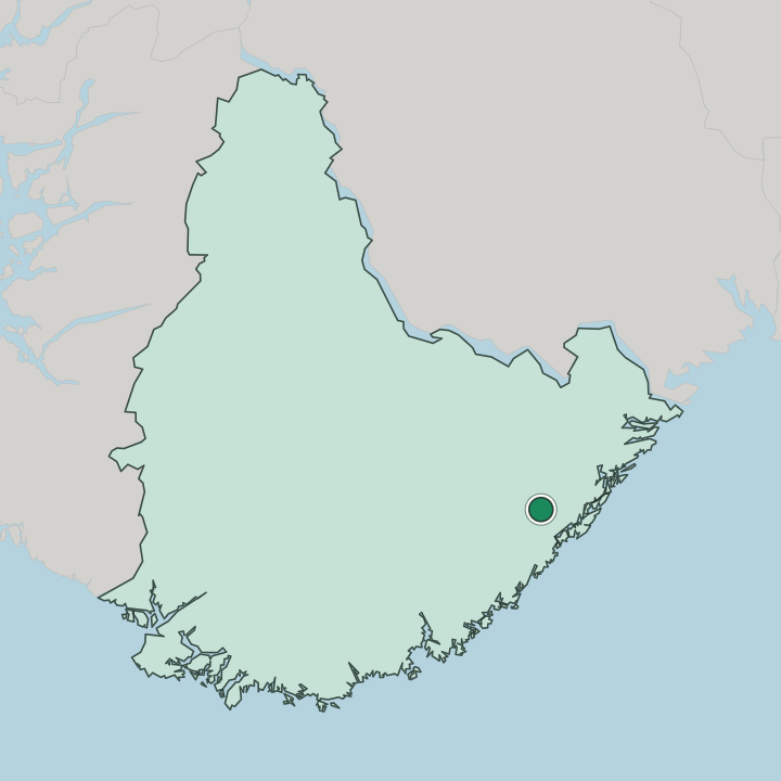 Map showing Blakstad — In Agder