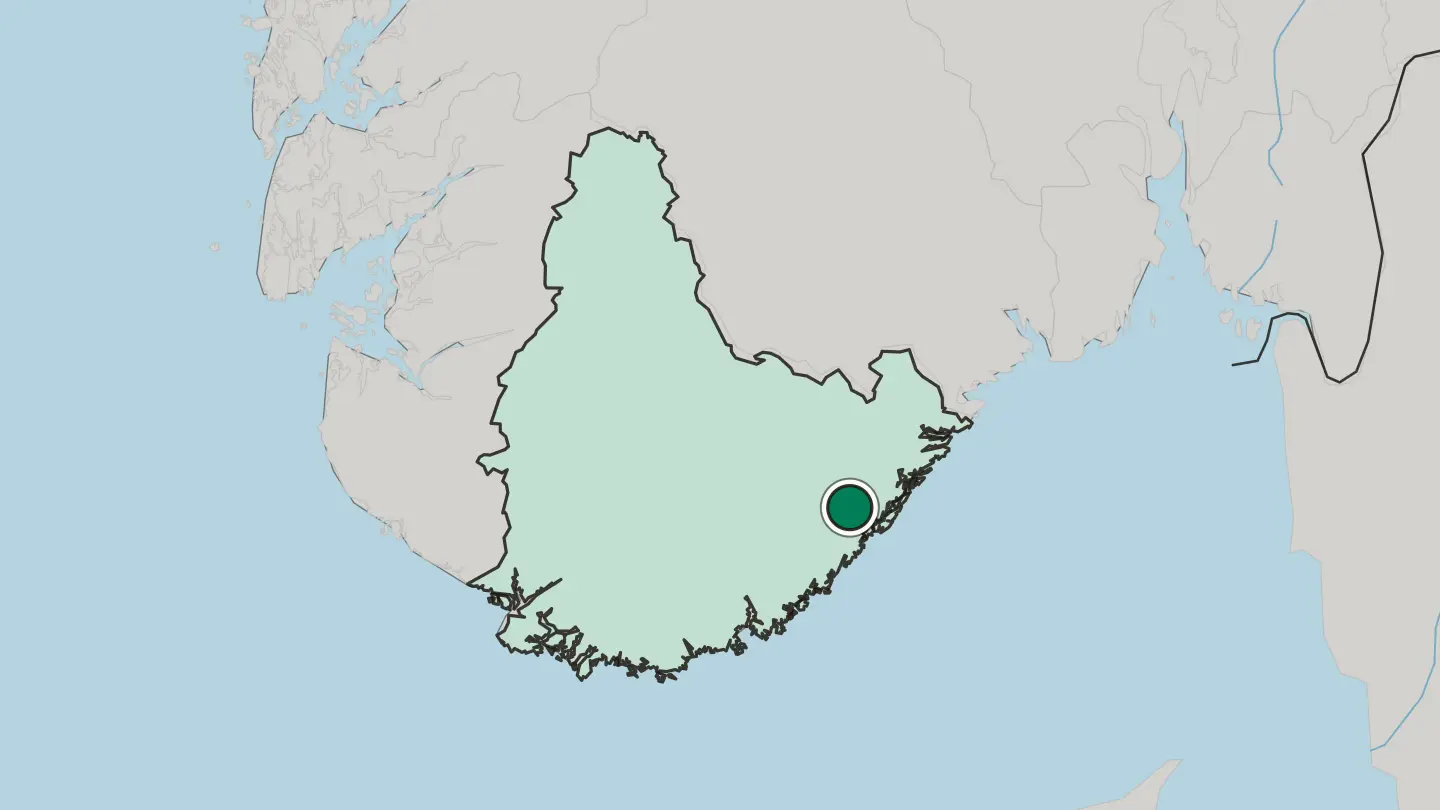 Map of Blakstad in Norway