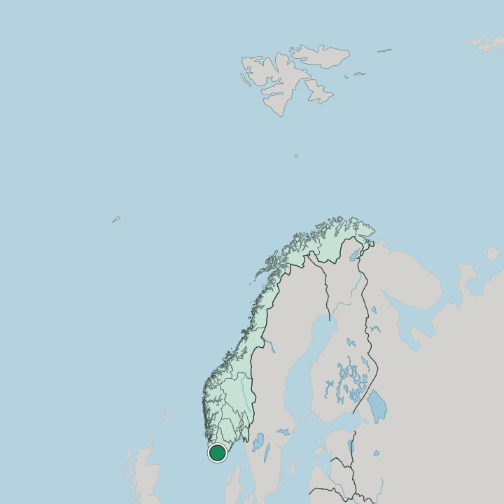 Map showing Liknes — In Norway