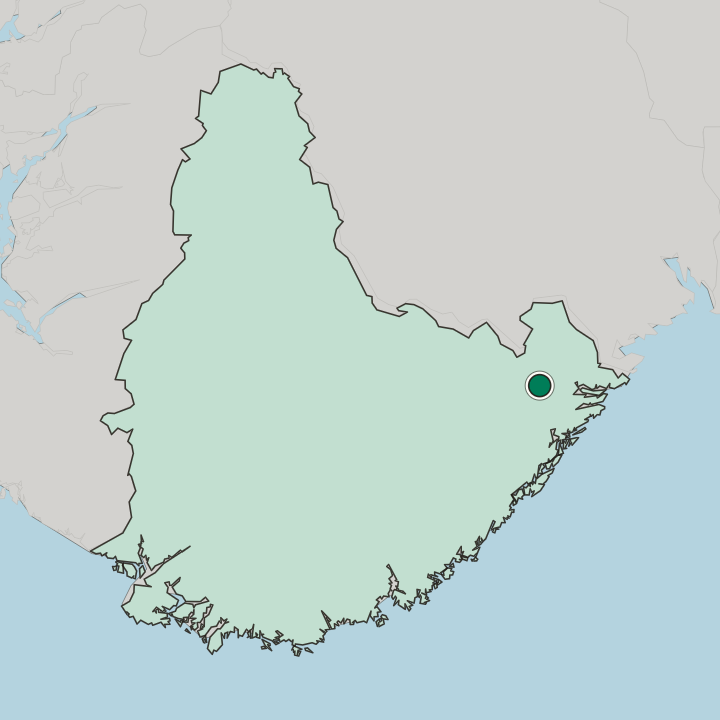 Map showing Myra — In Agder