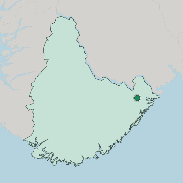 Map showing Myra — In Agder