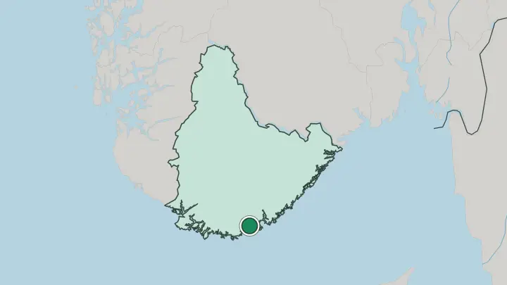 Map of Tangvall in Norway