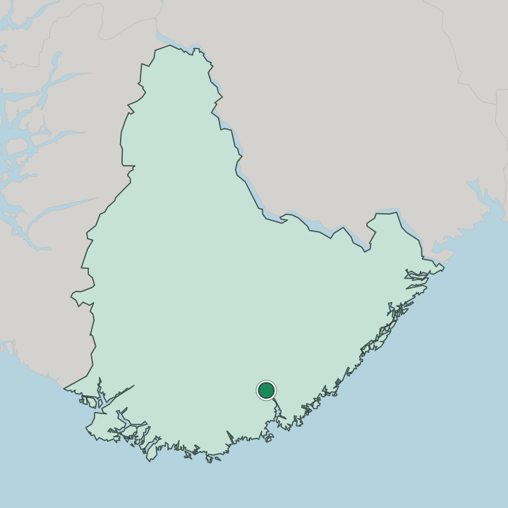 Map showing Vennesla — In Agder