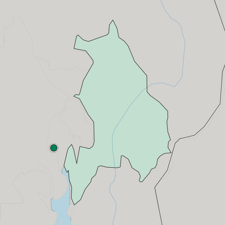 Map showing Asker — In Akershus fylke