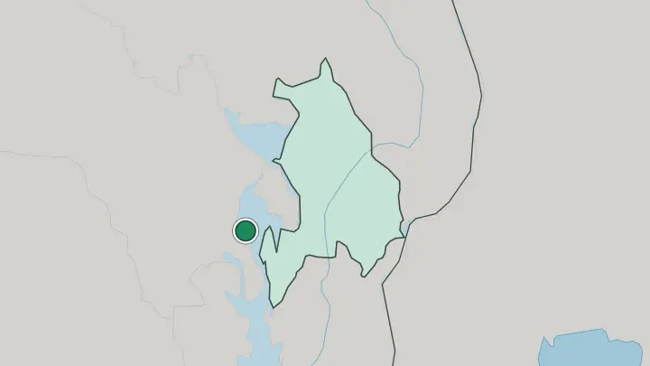 Map of Asker in Norway