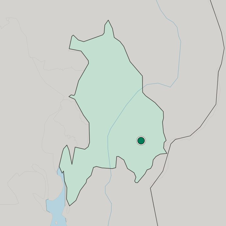 Map showing Bjørkelangen — In Akershus fylke