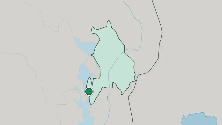 Map of Drøbak in Norway