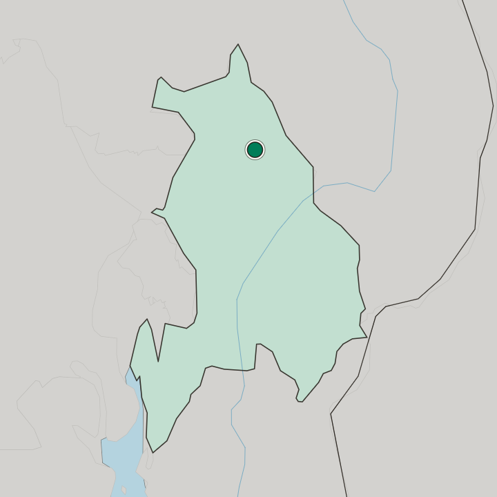 Map showing Eidsvoll — In Akershus fylke