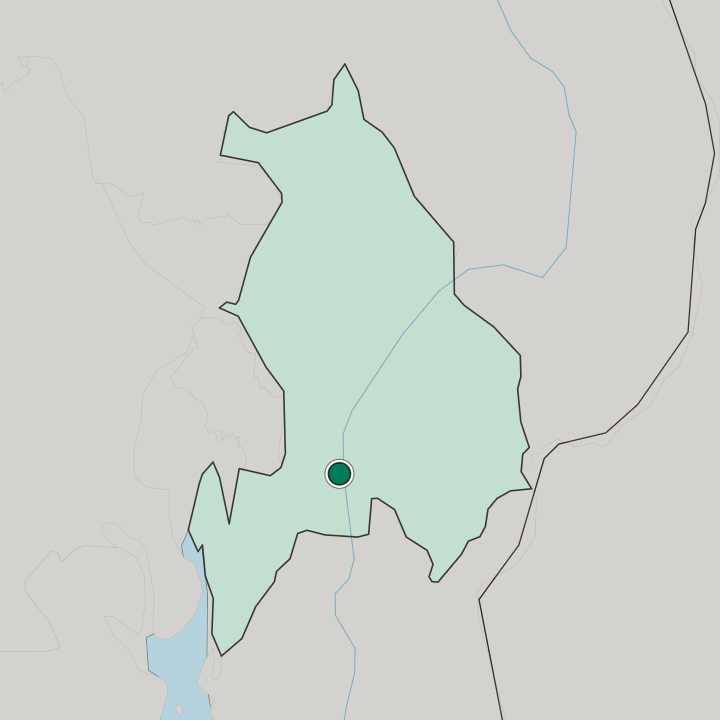 Map showing Fjerdingby — In Akershus fylke