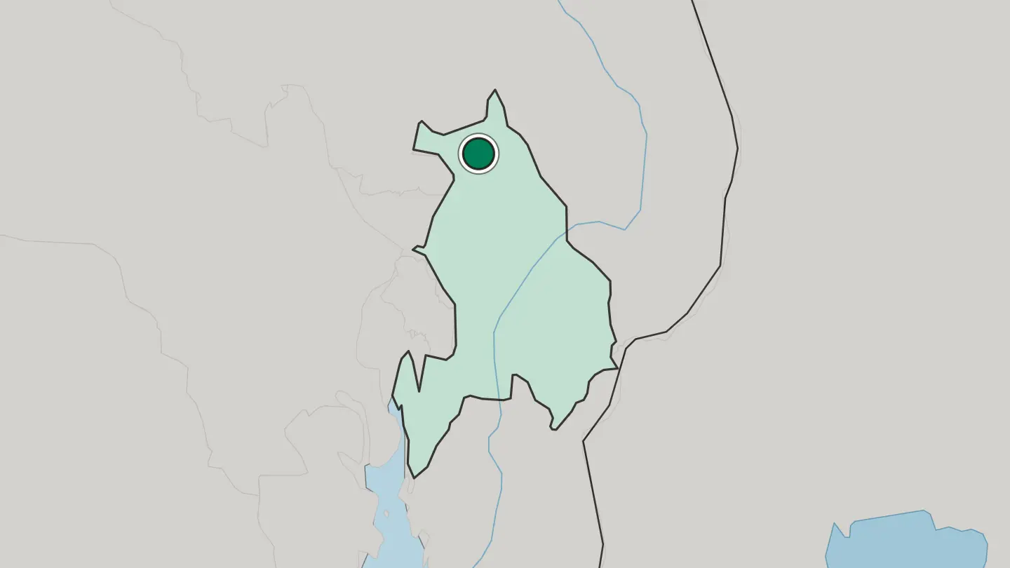 Map of Hurdal in Norway