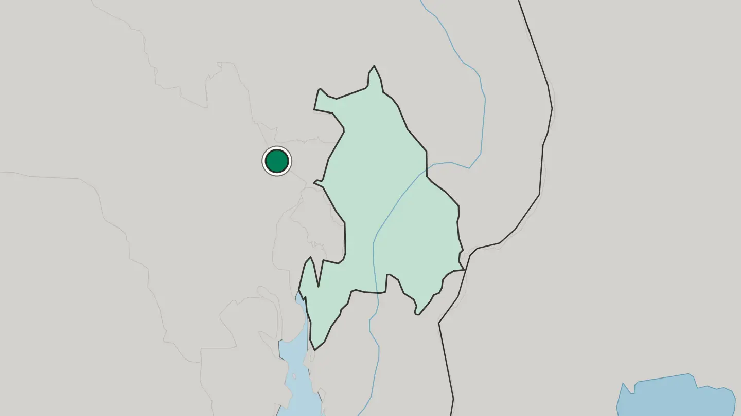 Map of Jevnaker in Norway