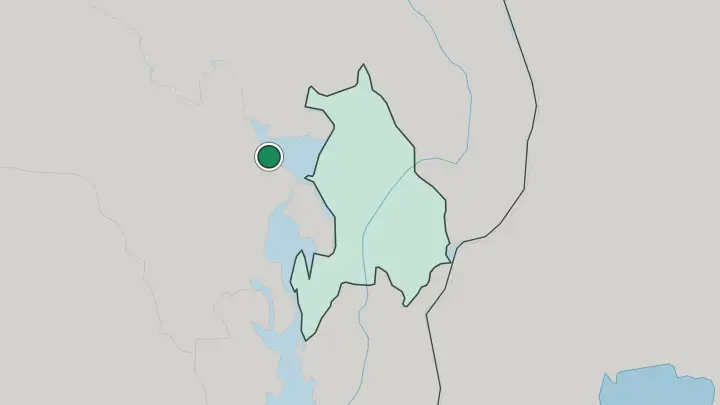 Map of Jevnaker in Norway