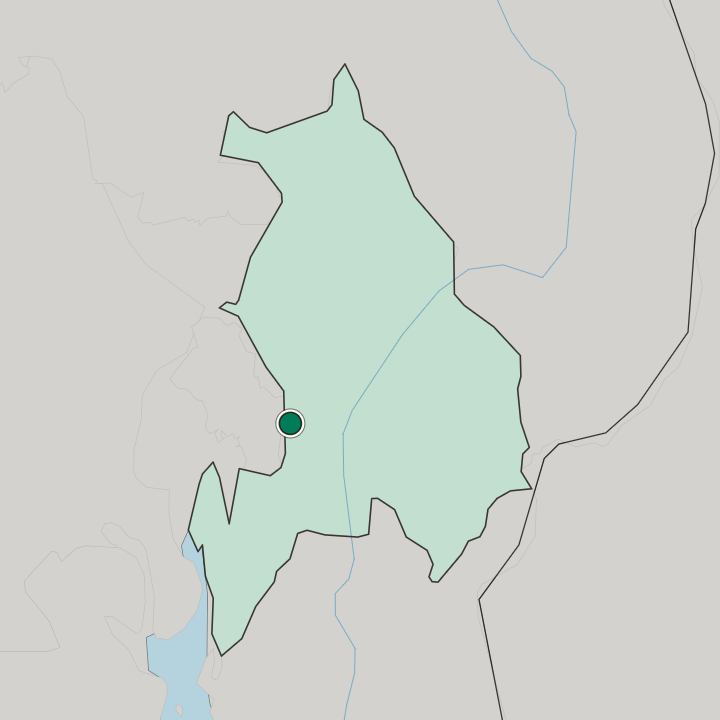 Map showing Kjenn — In Akershus fylke