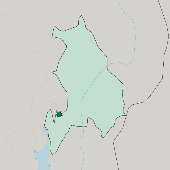 Map showing Kolbotn — In Akershus fylke
