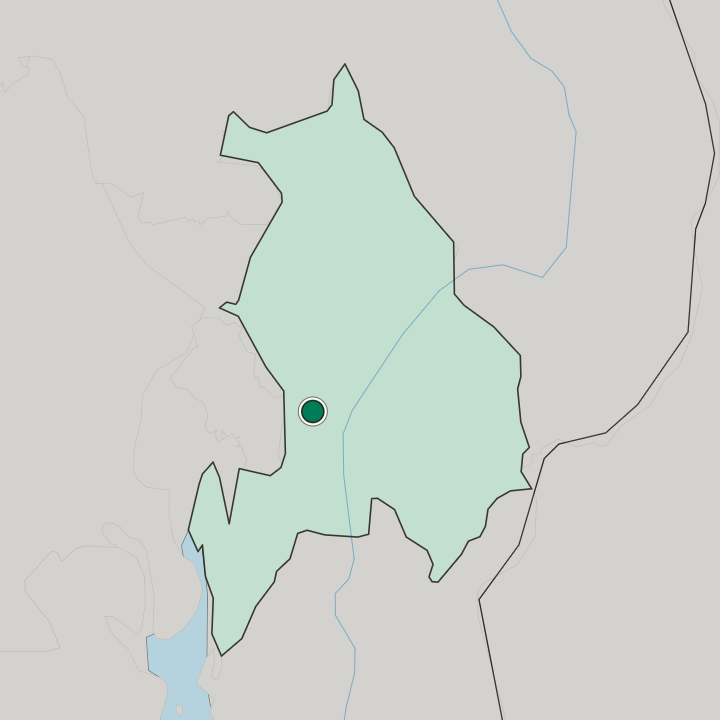 Map showing Lillestrøm — In Akershus fylke