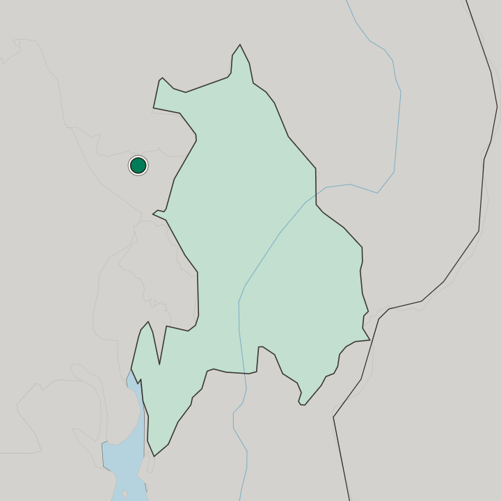 Map showing Roa — In Akershus fylke