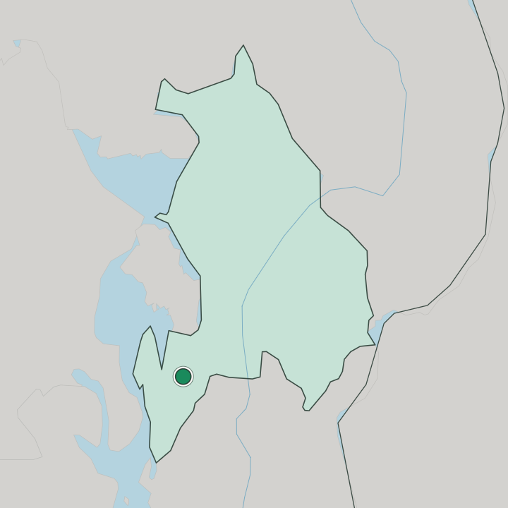 Map showing Ski — In Akershus