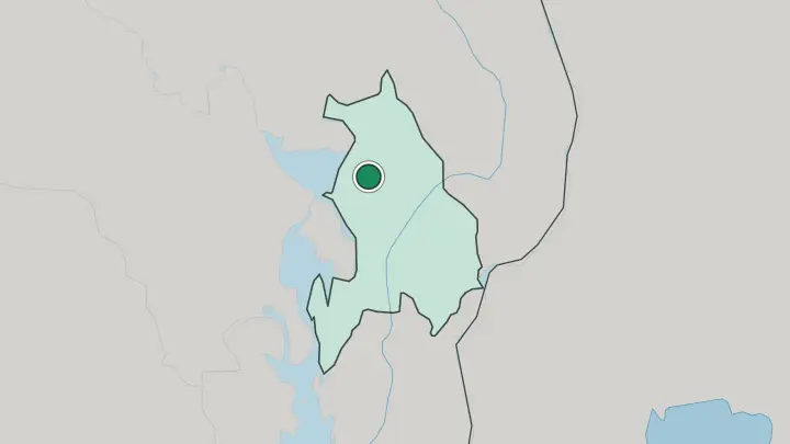 Map of Teigebyen in Norway