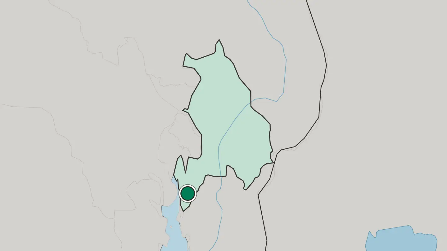 Map of Vestby in Norway