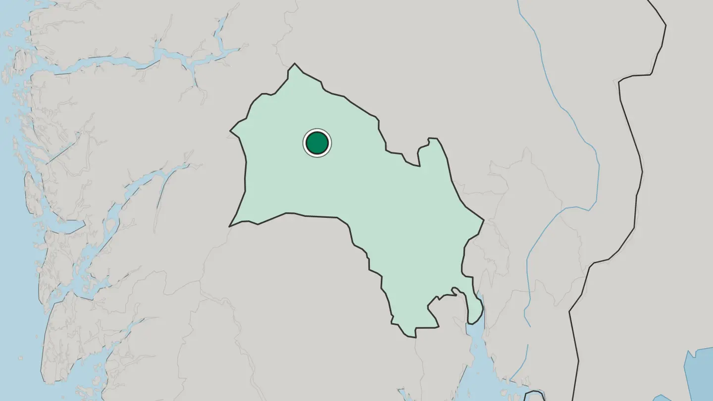 Map of Ål in Norway