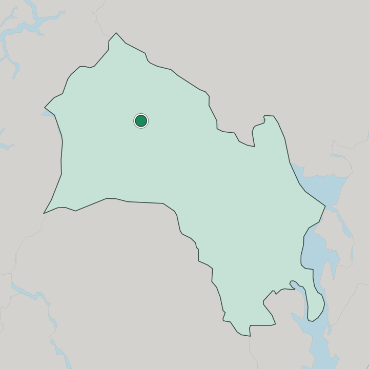 Map showing Ål — In Buskerud