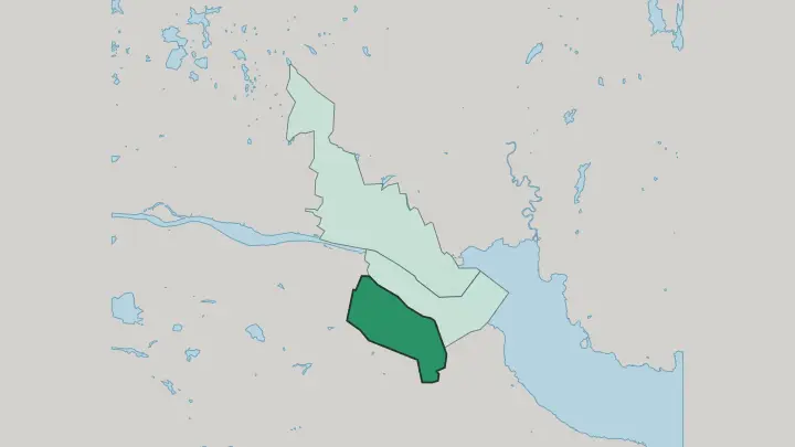 Map of Fjell in Drammen
