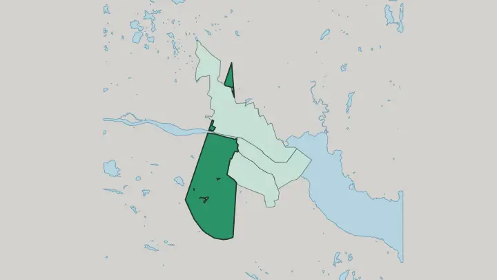 Map of Strømsgodset in Drammen