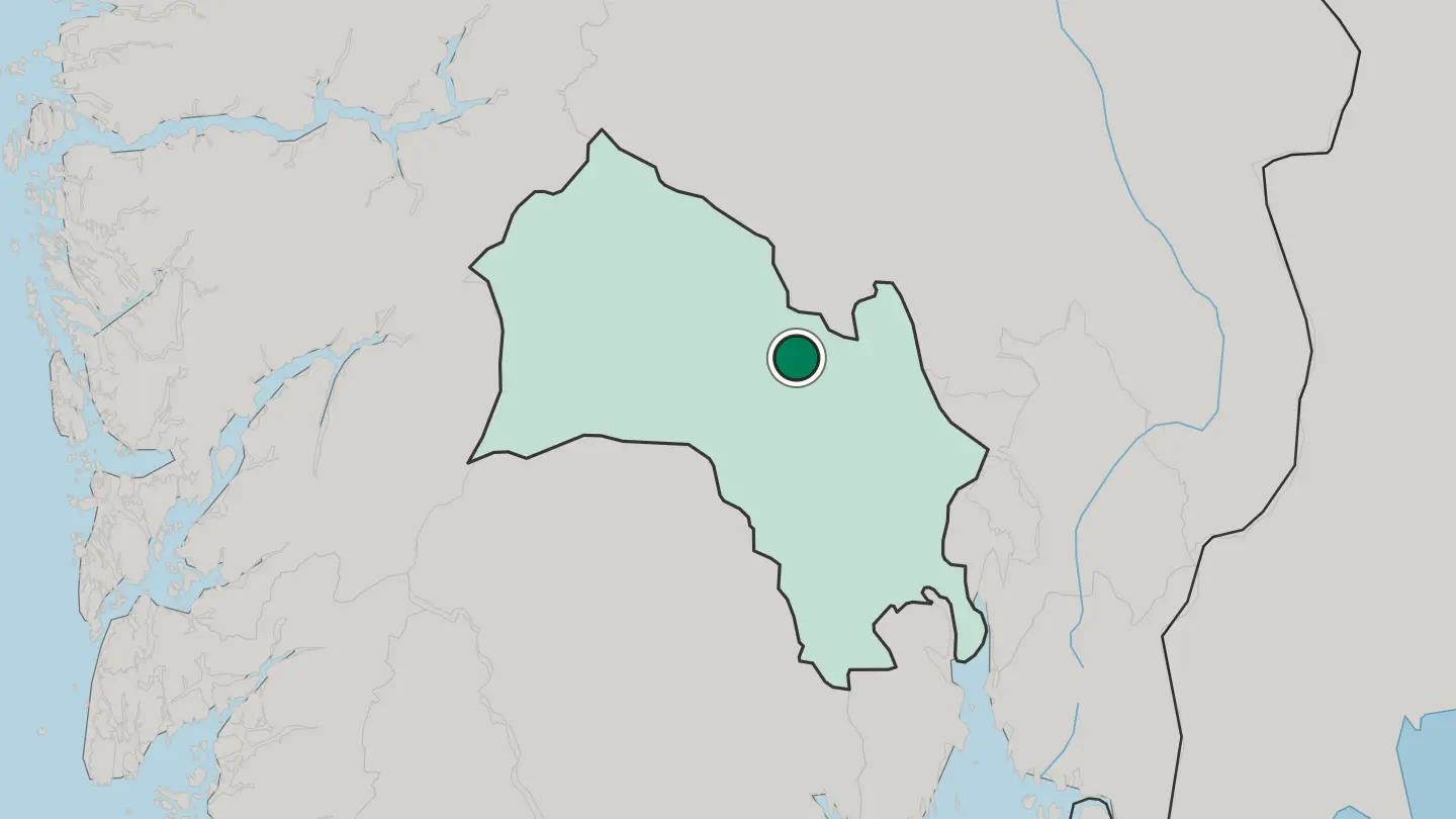 Map of Flå in Norway