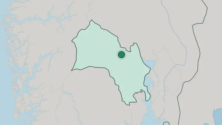 Map of Flå in Norway