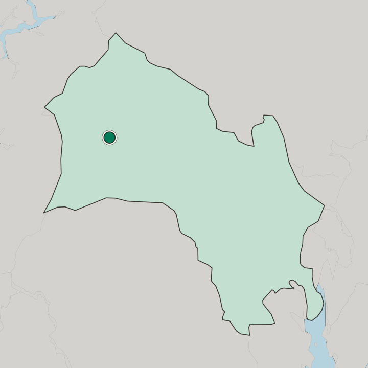 Map showing Geilo — In Buskerud fylke