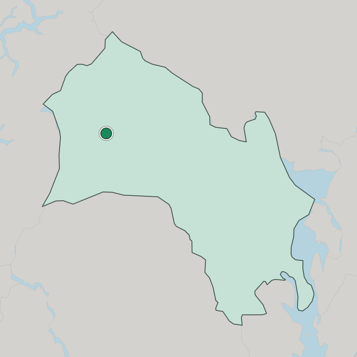 Map showing Geilo — In Buskerud