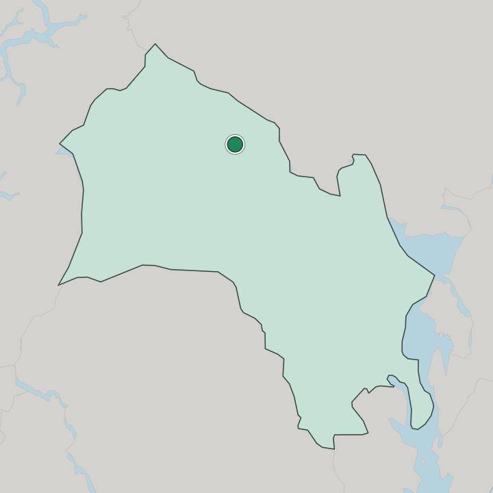 Map showing Gol — In Buskerud