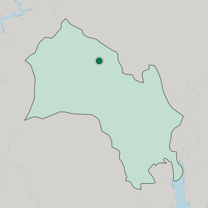 Map showing Gol — In Buskerud fylke
