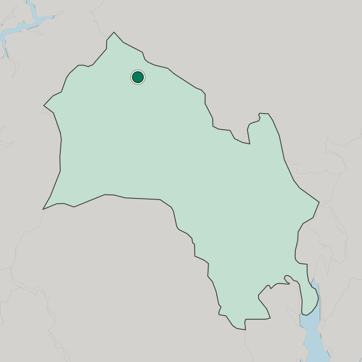 Map showing Hemsedal — In Buskerud fylke