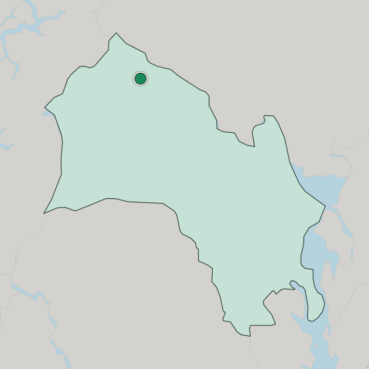 Map showing Hemsedal — In Buskerud
