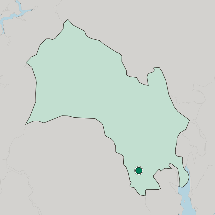 Map showing Kongsberg — In Buskerud fylke