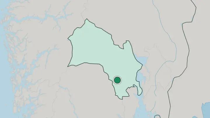 Map of Lampeland in Norway