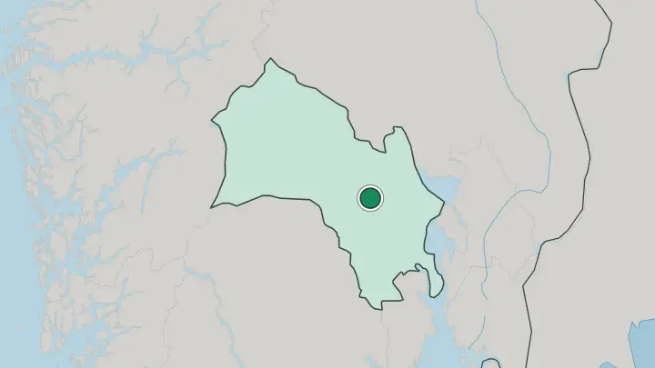 Map of Noresund in Norway