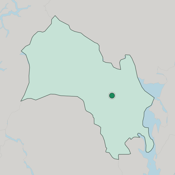 Map showing Noresund — In Buskerud