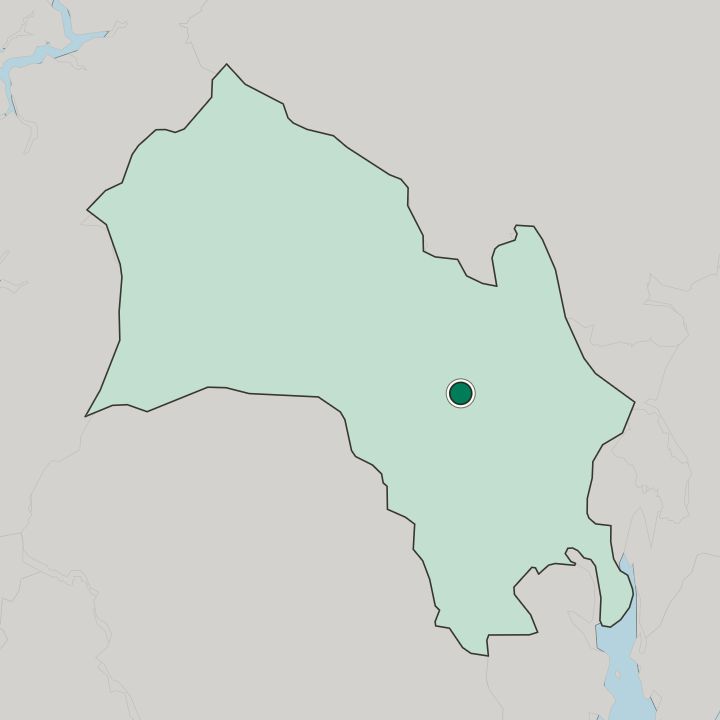 Map showing Noresund — In Buskerud fylke