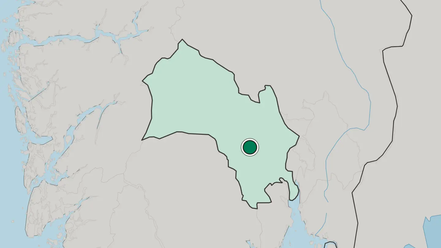 Map of Prestfoss in Norway