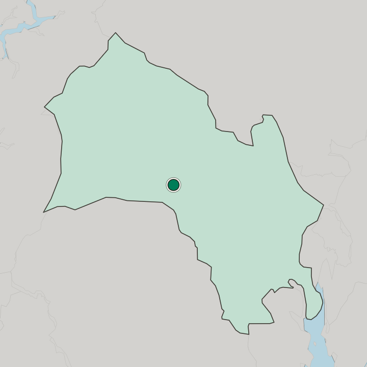 Map showing Rødberg — In Buskerud fylke