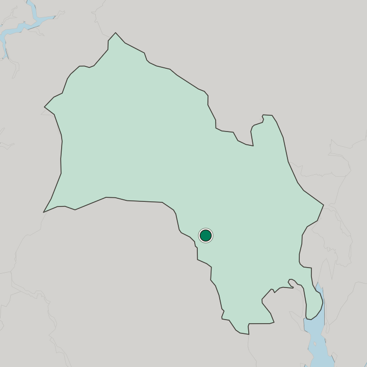 Map showing Rollag — In Buskerud fylke