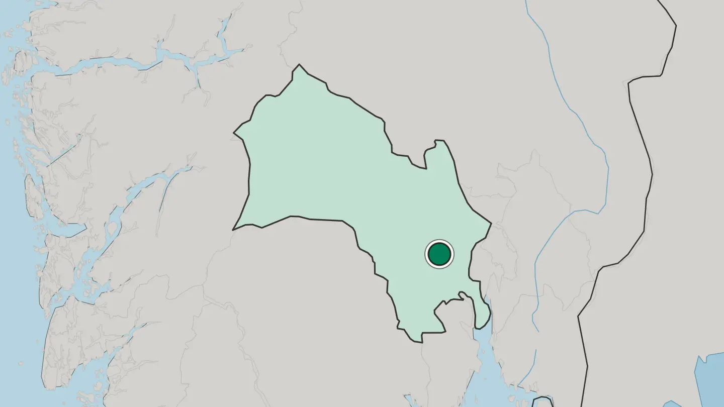 Map of Vikersund in Norway