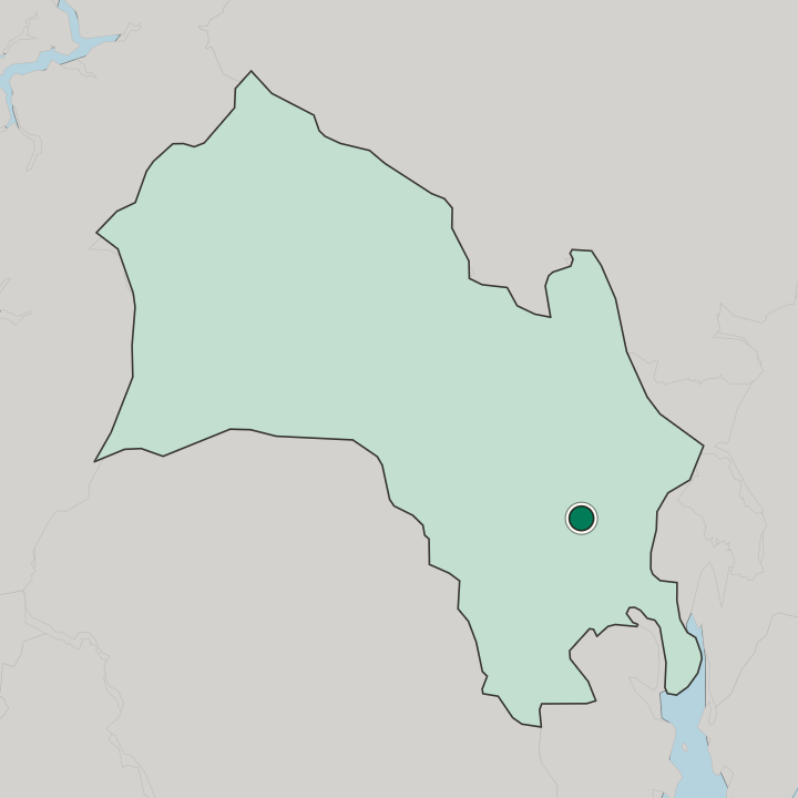 Map showing Vikersund — In Buskerud fylke