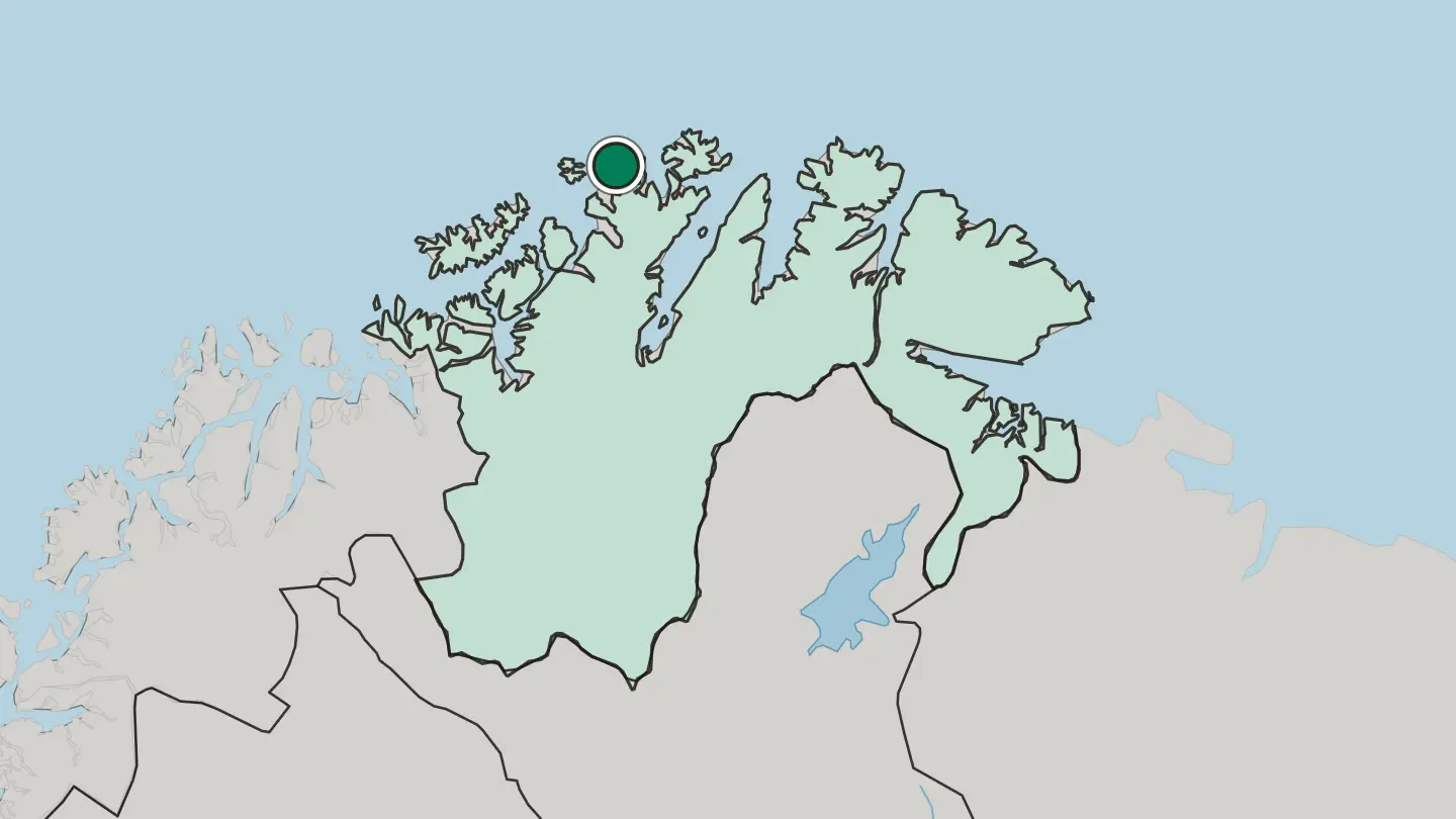 Map of Ávanuorri in Norway