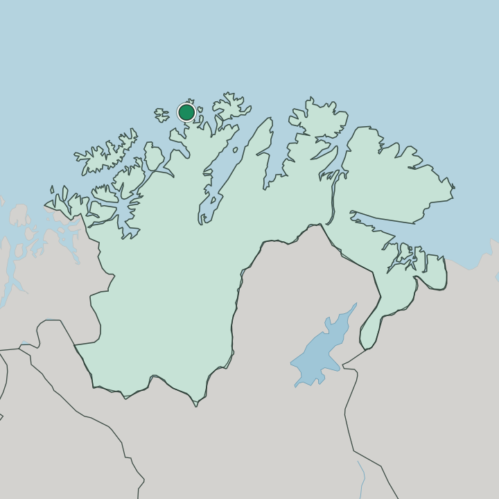 Map showing Ávanuorri — In Finnmark