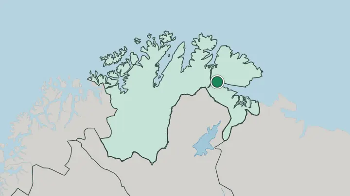 Map of Vuonnabahta in Norway