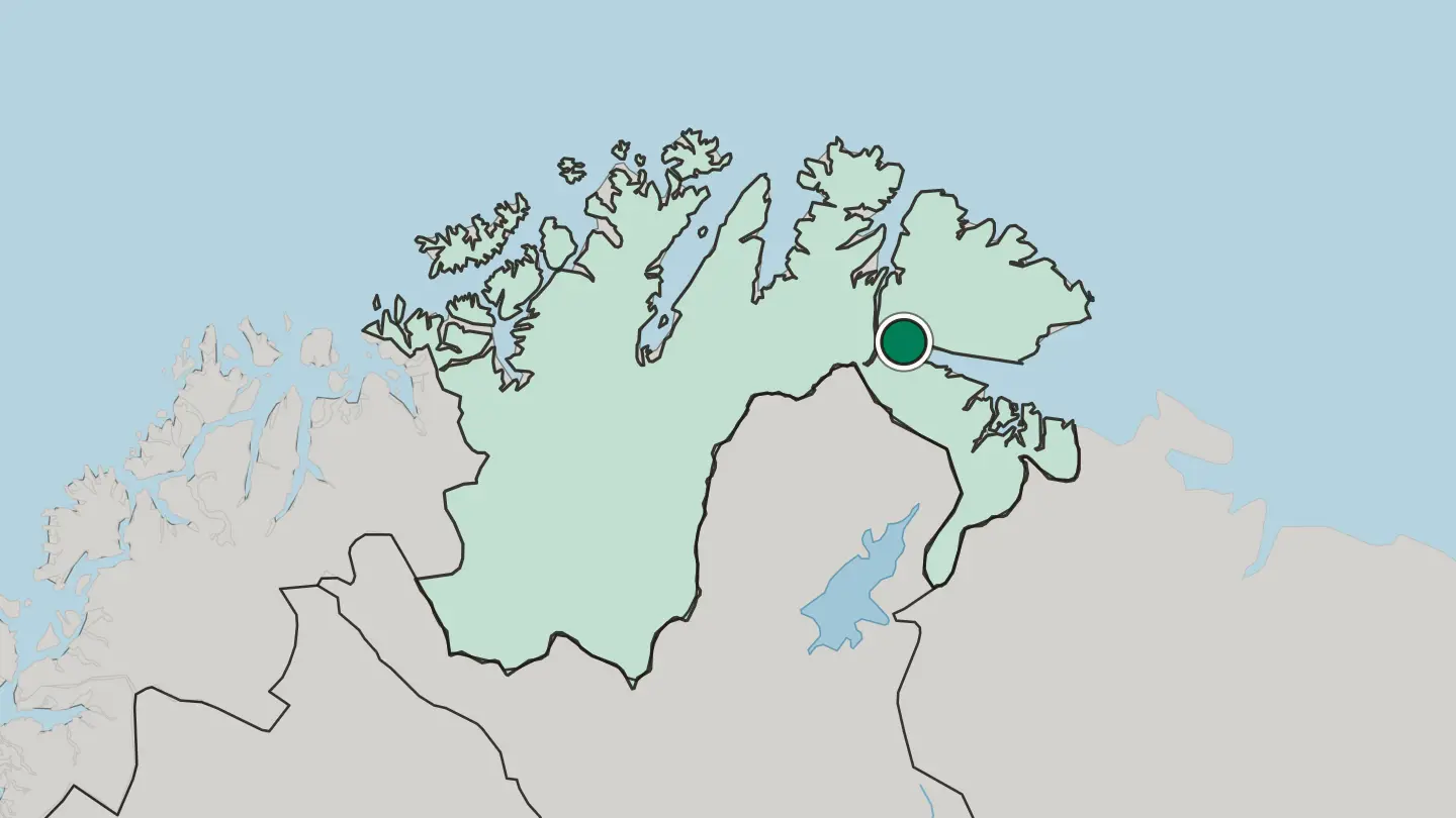 Map of Vuonnabahta in Norway